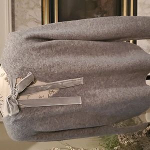 J. Crew Voletta Ribbon Back sweater